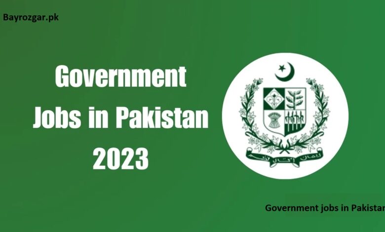 government jobs in Pakistan